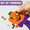 imageJOYIN 48 Pcs Halloween Pumpkin Stickers for Kids Halloween Party Favor Craft Party Supplies Funny Sticker with Different Pumpkin Design Classroom Activities Games Goodies Treat GiftsAge 3Face Stickers