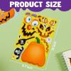 imageJOYIN 48 Pcs Halloween Pumpkin Stickers for Kids Halloween Party Favor Craft Party Supplies Funny Sticker with Different Pumpkin Design Classroom Activities Games Goodies Treat GiftsAge 3Pumpkin Stickers
