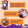 imageJOYIN 48 Pcs Halloween Pumpkin Stickers for Kids Halloween Party Favor Craft Party Supplies Funny Sticker with Different Pumpkin Design Classroom Activities Games Goodies Treat GiftsAge 3Face Stickers