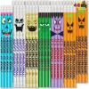imageJOYIN 48PCS Halloween Pencils Bulk with Eraser Assorted Pencil Assortment Halloween Themed Stationery Set in 6 Design for Kids Boy Girl Trick or Treat Party Favor Supplies Classroom Gifts Prize