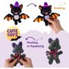 imageJOYIN 4PCS Baby Halloween Plush Toy Plushie Cauldron with Ghost Bat Cat Halloween Playset for Kid Trick or Treat School Classroom Party Favor Supply Gift Goodie Bag Stuffer Filler Prize and Treat