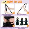 imageJOYIN 5 FT Halloween Witch Decorations Outdoor Set of 3 Light Up Holding Hands Witches with Cauldron Yard Stakes LED Witch Cauldron on Tripod for Graveyard Yard Lawn Party Haunted House Decor