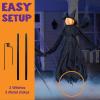 imageJOYIN 5 FT Halloween Witch Decorations Outdoor Set of 3 Light Up Holding Hands Witches with Cauldron Yard Stakes LED Witch Cauldron on Tripod for Graveyard Yard Lawn Party Haunted House Decor