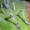 imageJOYIN 5 Pcs Halloween Skeleton Decorations Outdoor Life Size Skeleton Yard Stakes Groundbreaker Skulls Decor for Graveyard Yard Lawn Garden Ground Party SuppliesRealistic Skeleton