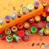 imageJOYIN 50 Pcs Halloween Stamps for Kids 25 Designs Assorted Plastic Stamps Bulk Trick Or Treat Stampers for Halloween Party Favor Gifts Halloween Goodie Bag Fillers Classroom Game Prizes