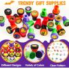imageJOYIN 50 Pcs Halloween Stamps for Kids 25 Designs Assorted Plastic Stamps Bulk Trick Or Treat Stampers for Halloween Party Favor Gifts Halloween Goodie Bag Fillers Classroom Game Prizes