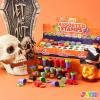 imageJOYIN 50 Pcs Halloween Stamps for Kids 25 Designs Assorted Plastic Stamps Bulk Trick Or Treat Stampers for Halloween Party Favor Gifts Halloween Goodie Bag Fillers Classroom Game Prizes