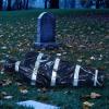 imageJOYIN 5ft Hanging Corpse Dead Victim Props Scary Inflatable Halloween Decorations Outdoor Creepy Body Haunted House Decor Props for Indoor Lawn Yard Party Garden