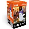 imageJOYIN 6 FT Tall Halloween Inflatables Ghost Outdoor Decorations Cute Blow Up Ghost Holding Broom with LED Blow Up Yard Decorations for Halloween Outdoor Yard Garden Lawn Party Decor