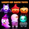 imageJOYIN 6 Pcs Halloween LightUp Bath Toys Halloween Theme Toys Flashing LED Light Floating Bathtub Toys for BabyToddler Water Tub Games Swimming Pool Party