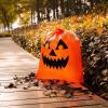 imageJOYIN 6 Pcs Halloween Pumpkin Leaf Bags Plastic Lawn Bags for Yard Fall Leaf Halloween Decorations Jack o Lantern Reusable Trash Bag for Decor Party Favors Party Supplies