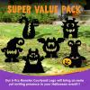 imageJOYIN 6 Pcs Halloween Yard Signs Decorations Outdoor Halloween Black Cat Stakes with Glow in Dark Eyes Scary Silhouette Decor for Pathway Graveyard Yard Garden Lawn Patio Party SuppliesMonster