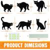 imageJOYIN 6 Pcs Halloween Yard Signs Decorations Outdoor Halloween Black Cat Stakes with Glow in Dark Eyes Scary Silhouette Decor for Pathway Graveyard Yard Garden Lawn Patio Party SuppliesBlack Cat