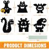imageJOYIN 6 Pcs Halloween Yard Signs Decorations Outdoor Halloween Black Cat Stakes with Glow in Dark Eyes Scary Silhouette Decor for Pathway Graveyard Yard Garden Lawn Patio Party SuppliesMonster