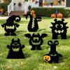 imageJOYIN 6 Pcs Halloween Yard Signs Decorations Outdoor Halloween Black Cat Stakes with Glow in Dark Eyes Scary Silhouette Decor for Pathway Graveyard Yard Garden Lawn Patio Party SuppliesMonster