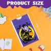 imageJOYIN 60 PCS Halloween Drawstring Treat Bags Goodie Candy Trick or Treat Bags Bulk 6 Design Goody Bag for Trick or Treating Small Plastic Snack Gifts Bag for Kids Halloween Party Favors Supplies