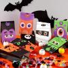 imageJOYIN 60 PCS Halloween Treat Bags Goodie and Candy Bags with Stickers Party Supplies Trick or Treat for Kids Halloween Party Favors Exchange Holiday Pastries Supplies