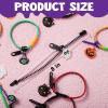 imageJOYIN 60 PCS Halloween Zipper Bracelets Bulk Set Friendship Zipper Wristbands for Kids Gift Halloween Trinkets Goodie Bag Fillers Classroom Prizes