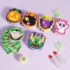 imageJOYIN 60 Pcs Halloween Mini Notepad Set in 6 Designs Halloween Spooky Characters Note Pads Mini Notebooks for Kids Boys Girls Party Supplies Classroom Favors Trick or Treats Goodie Bags Fillers