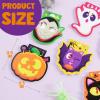 imageJOYIN 60 Pcs Halloween Mini Notepad Set in 6 Designs Halloween Spooky Characters Note Pads Mini Notebooks for Kids Boys Girls Party Supplies Classroom Favors Trick or Treats Goodie Bags Fillers