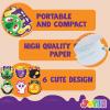 imageJOYIN 60 Pcs Halloween Mini Notepad Set in 6 Designs Halloween Spooky Characters Note Pads Mini Notebooks for Kids Boys Girls Party Supplies Classroom Favors Trick or Treats Goodie Bags Fillers