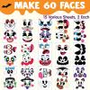 imageJOYIN 60 Pcs Halloween Pumpkin Decorating Stickers Halloween Art Craft Party Supplies Party Favor for Kid JackOLantern Face Sticker Sheets School Activities Pumpkin decor Treat Classroom Goodies