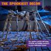 imageJOYIN 65ft Halloween Spider Outdoor Decorations Scary Giant Large Spider Props for Halloween Outside Decor Indoor Party Supplies and Yard Lawn Decoration BlackBrown