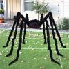 imageJOYIN 65ft Halloween Spider Outdoor Decorations Scary Giant Large Spider Props for Halloween Outside Decor Indoor Party Supplies and Yard Lawn Decoration BlackBlack