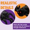 imageJOYIN 65ft Halloween Spider Outdoor Decorations Scary Giant Large Spider Props for Halloween Outside Decor Indoor Party Supplies and Yard Lawn Decoration BlackBlack