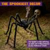 imageJOYIN 65ft Halloween Spider Outdoor Decorations Scary Giant Large Spider Props for Halloween Outside Decor Indoor Party Supplies and Yard Lawn Decoration BlackBlack