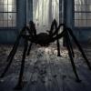 imageJOYIN 65ft Halloween Spider Outdoor Decorations Scary Giant Large Spider Props for Halloween Outside Decor Indoor Party Supplies and Yard Lawn Decoration BlackBlack