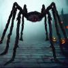 imageJOYIN 65ft Halloween Spider Outdoor Decorations Scary Giant Large Spider Props for Halloween Outside Decor Indoor Party Supplies and Yard Lawn Decoration BlackBlack
