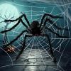imageJOYIN 65ft Halloween Spider Outdoor Decorations Scary Giant Large Spider Props for Halloween Outside Decor Indoor Party Supplies and Yard Lawn Decoration BlackBlack