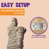 imageJOYIN 65quot Halloween Decoration Cocoon Corpse Animated Hanging Dead Body Prop Indoor Decor Corpses Skeleton Outdoor Decor with Full Body Lights and LED Eyes ampamp Spooky Sound for Yard Haunted House