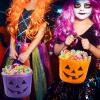 imageJOYIN 6PCS Halloween Trick or Treat Pumpkin Bucket Jack O Lantern Candy Basket and Buckets for Trick or Treating Orange Halloween Pails with Handle for Kids Party Favors Supplies PropsBlack  Purple  Orange