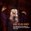 imageJOYIN 72 Halloween Hanging Witch Decorations Outdoor Flying Ghost Decor Green Face Life Size Sound Activated Light Up Eyes Party Supplies for Garden Haunted House Front Porch Door Scary ModernWicked