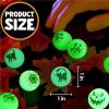 imageJOYIN 72 PCS Halloween Bouncy Balls Glow in The Dark Bouncing Balls Eyeballs for Halloween Party favors Decorations Halloween goodie bag fillers Trick or Treating School Classroom Game Prizes