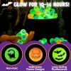 imageJOYIN 72 PCS Halloween Bouncy Balls Glow in The Dark Bouncing Balls Eyeballs for Halloween Party favors Decorations Halloween goodie bag fillers Trick or Treating School Classroom Game Prizes