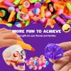 imageJOYIN 72 PCS Halloween Party Favors Game Toy GiftsScary Eyeballs Witch Fingers and Vampire Teeth Set for Kids Child Trick or Treat Party Supplies Gift Exchange Halloween Carnival Game Prizes