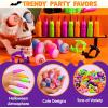 imageJOYIN 72 PCS Halloween Party Favors Game Toy GiftsScary Eyeballs Witch Fingers and Vampire Teeth Set for Kids Child Trick or Treat Party Supplies Gift Exchange Halloween Carnival Game Prizes