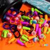 imageJOYIN 72 PCS Halloween Party Favors Game Toy GiftsScary Eyeballs Witch Fingers and Vampire Teeth Set for Kids Child Trick or Treat Party Supplies Gift Exchange Halloween Carnival Game Prizes
