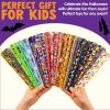 imageJOYIN 72 PCS Halloween Slap Bracelets for Kids Halloween Bracelets Bulk for Girls Boys Gifts Friendship Snap Bracelet for Halloween Party Favors Goodie Bag Fillers Classroom FavorsSpooky Night Mix