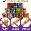 imageJOYIN 72 PCS Halloween Slap Bracelets for Kids Halloween Bracelets Bulk for Girls Boys Gifts Friendship Snap Bracelet for Halloween Party Favors Goodie Bag Fillers Classroom FavorsSpooky Night Mix