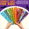 imageJOYIN 72 PCS Halloween Slap Bracelets for Kids Halloween Bracelets Bulk for Girls Boys Gifts Friendship Snap Bracelet for Halloween Party Favors Goodie Bag Fillers Classroom FavorsHalloween Party
