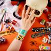 imageJOYIN 72 PCS Halloween Slap Bracelets for Kids Halloween Bracelets Bulk for Girls Boys Gifts Friendship Snap Bracelet for Halloween Party Favors Goodie Bag Fillers Classroom FavorsSpooky Night Mix