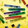 imageJOYIN 72 PCS Halloween Slap Bracelets for Kids Halloween Bracelets Bulk for Girls Boys Gifts Friendship Snap Bracelet for Halloween Party Favors Goodie Bag Fillers Classroom FavorsHaunted Party Mix