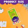 imageJOYIN 72 PCS Halloween Trick or Treat Bags Halloween Goodie Candy Bags Goody Gift Bag 4 Designs Plastic Snack Bag Bulk for Kids Trick or Treating Classroom Party Favors Event Party Supplies