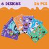 imageJOYIN 72 Pcs Halloween Assorted Stationery Set 24 Packs Halloween Theme Pencils Rulers and Notepads Party Favor Set for Kids Classroom Gift Prizes Trick or Treat Goodie Bag Filler Non Candy Treats
