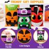 imageJOYIN 72 Pcs Halloween Bags Plastic Goodie Bag in 6 Designs for Halloween Candy Trick or Treating Party Favors alloween TrickorTreat SnacksBags Party Supplies Classroom Prizes