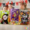 imageJOYIN 72 Pcs Halloween Candy Bags Trick or Treating Goodie Bags in 6 Character Themed Designs for Kids Halloween Party Favor Plastic Snacks Stuffers Bag for Party Supplies